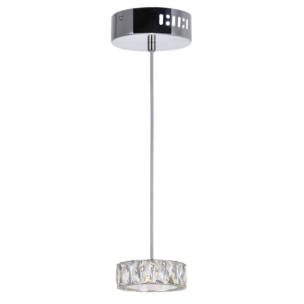 CWI Milan 5626p6-1-601 Pendant Light - Chrome