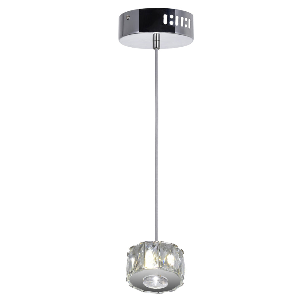 CWI Milan 5636p4-1-601 Pendant Light - Chrome