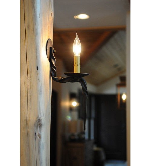 2nd Avenue Sussex 13369-13 Wall Sconce Light - Hand Wrought Iron