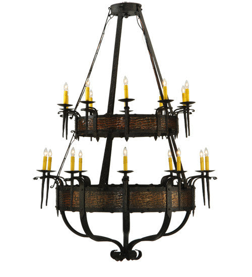 2nd Avenue Costello 1-0460230293-032U Chandelier Light - Coffee Bean & Blackend Copper