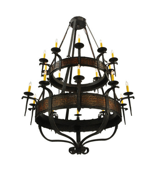 2nd Avenue Costello 1-0460230293-032U Chandelier Light - Coffee Bean & Blackend Copper