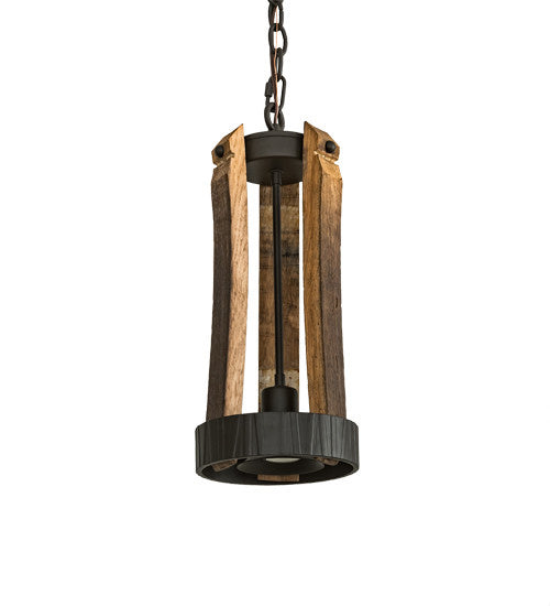 2nd Avenue Barrel Stave S20549-5 Pendant Light - Oil Rubbed Bronze