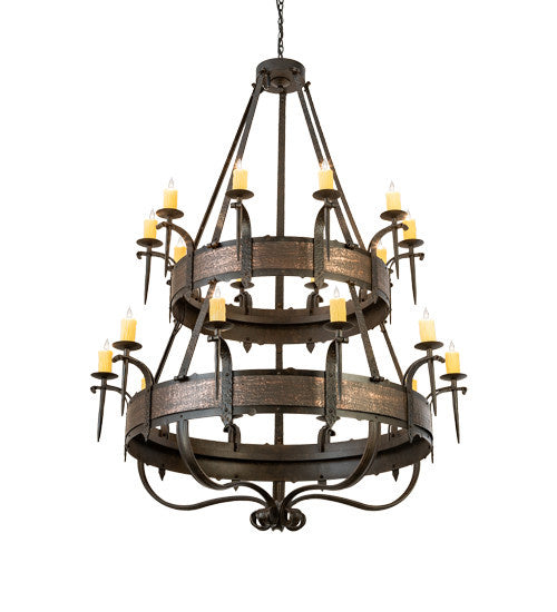 2nd Avenue Costello 202822-43 Chandelier Light - Chestnut/Blackened Copper