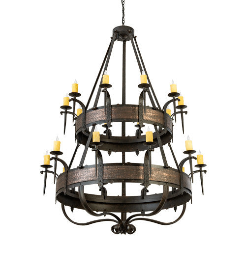 2nd Avenue Costello 202822-43 Chandelier Light - Chestnut/Blackened Copper