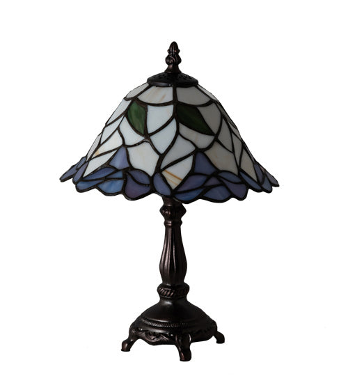 Meyda Tiffany Lighting 123761 Daffodil One Light Table Lamp Lamp Bronze / Dark