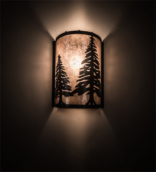 Meyda Tiffany Tall Pines 200683 Wall Light - Timeless Bronze