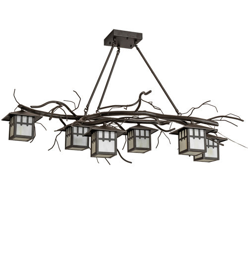 Meyda Tiffany Winter Solstice 219670 Chandelier Light - Oil Rubbed Bronze