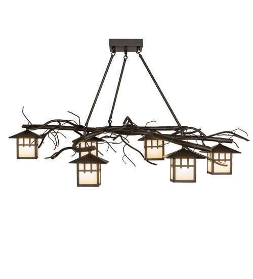 Meyda Tiffany Winter Solstice 219670 Chandelier Light - Oil Rubbed Bronze
