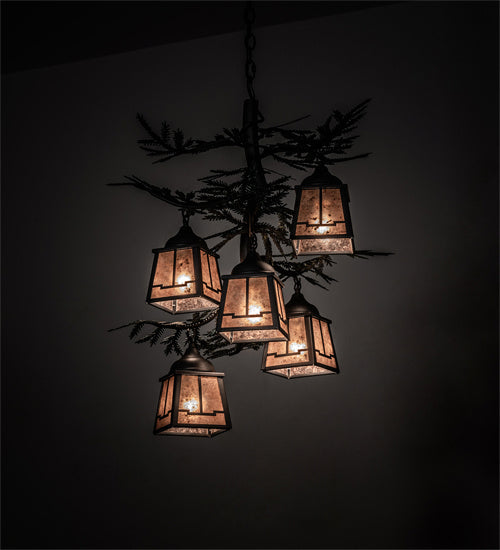 Meyda Tiffany Pine Branch 225365 Chandelier Light -