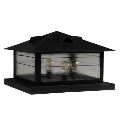 Meyda Tiffany Lighting 114190 Arrowhead Four Light Pier Mount Outdoor Bronze / Dark
