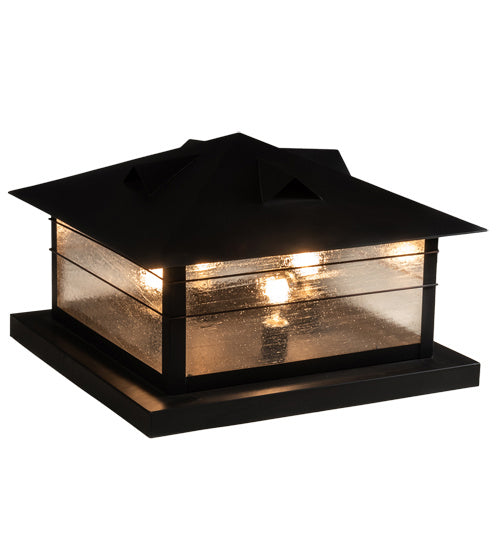 Meyda Tiffany Lighting 114190 Arrowhead Four Light Pier Mount Outdoor Bronze / Dark