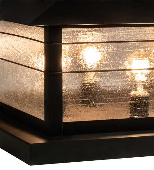 Meyda Tiffany Lighting 114190 Arrowhead Four Light Pier Mount Outdoor Bronze / Dark