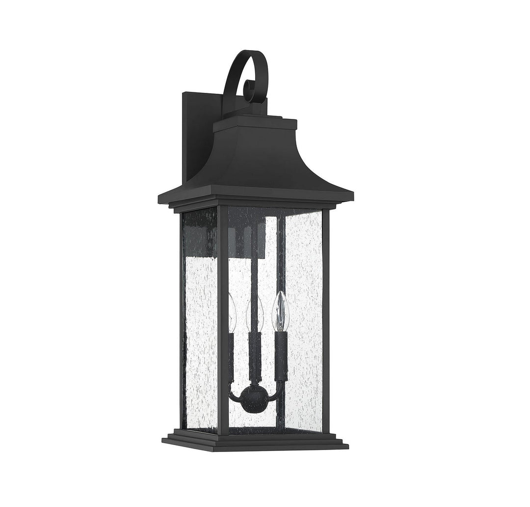 Savoy House Lighting 5-452-BK  Hancock Outdoor Matte Black