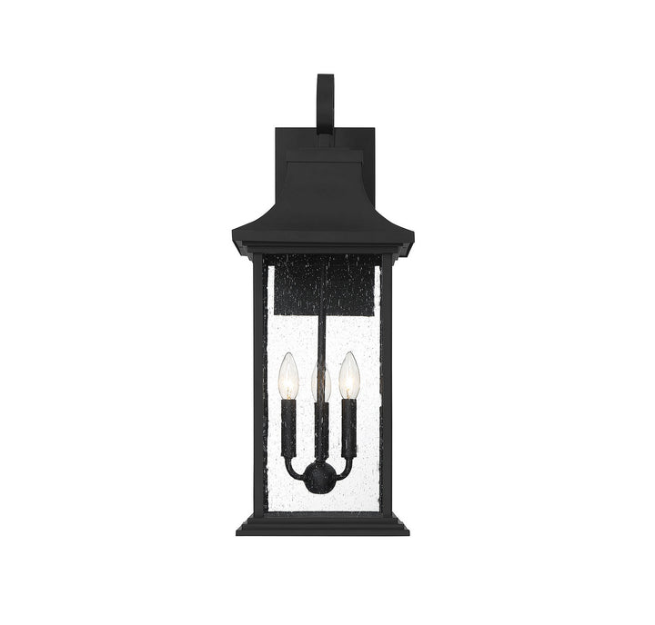 Savoy House Lighting 5-452-BK  Hancock Outdoor Matte Black