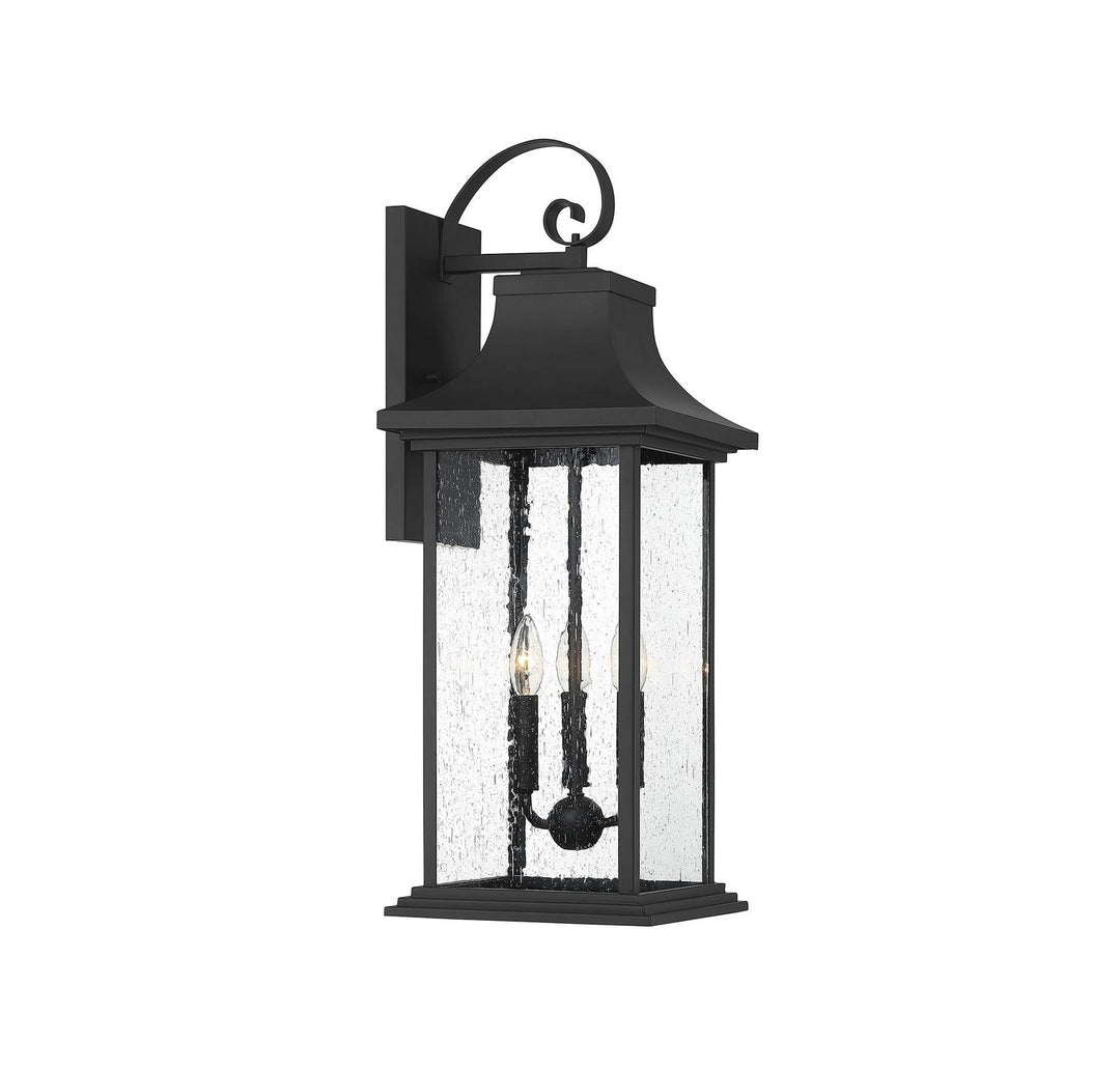 Savoy House Lighting 5-452-BK  Hancock Outdoor Matte Black