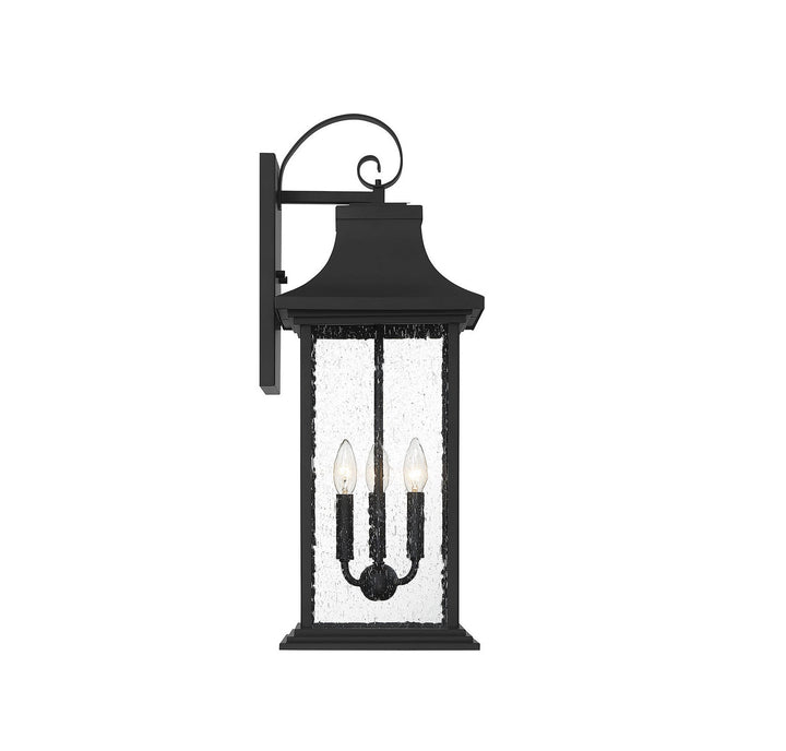 Savoy House Lighting 5-452-BK  Hancock Outdoor Matte Black