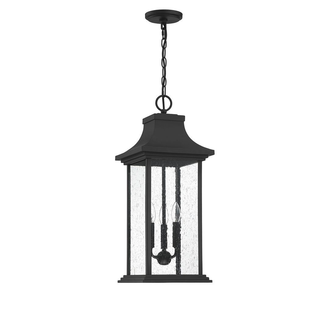 Savoy House Lighting 5-453-BK  Hancock Outdoor Matte Black