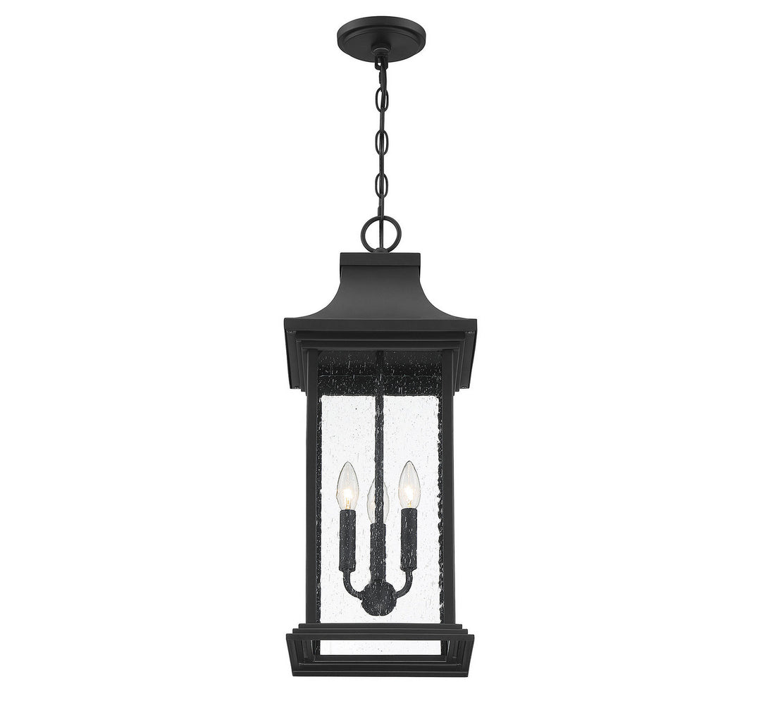 Savoy House Lighting 5-453-BK  Hancock Outdoor Matte Black