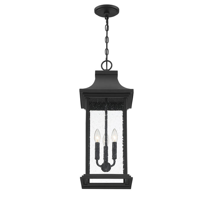 Savoy House Lighting 5-453-BK  Hancock Outdoor Matte Black