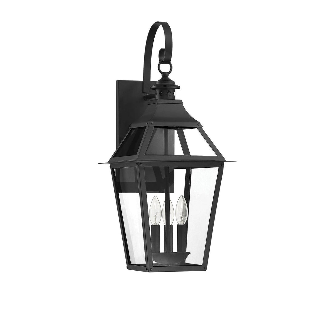Savoy House Lighting 5-722-153  Jackson Outdoor Black With Gold Highlights
