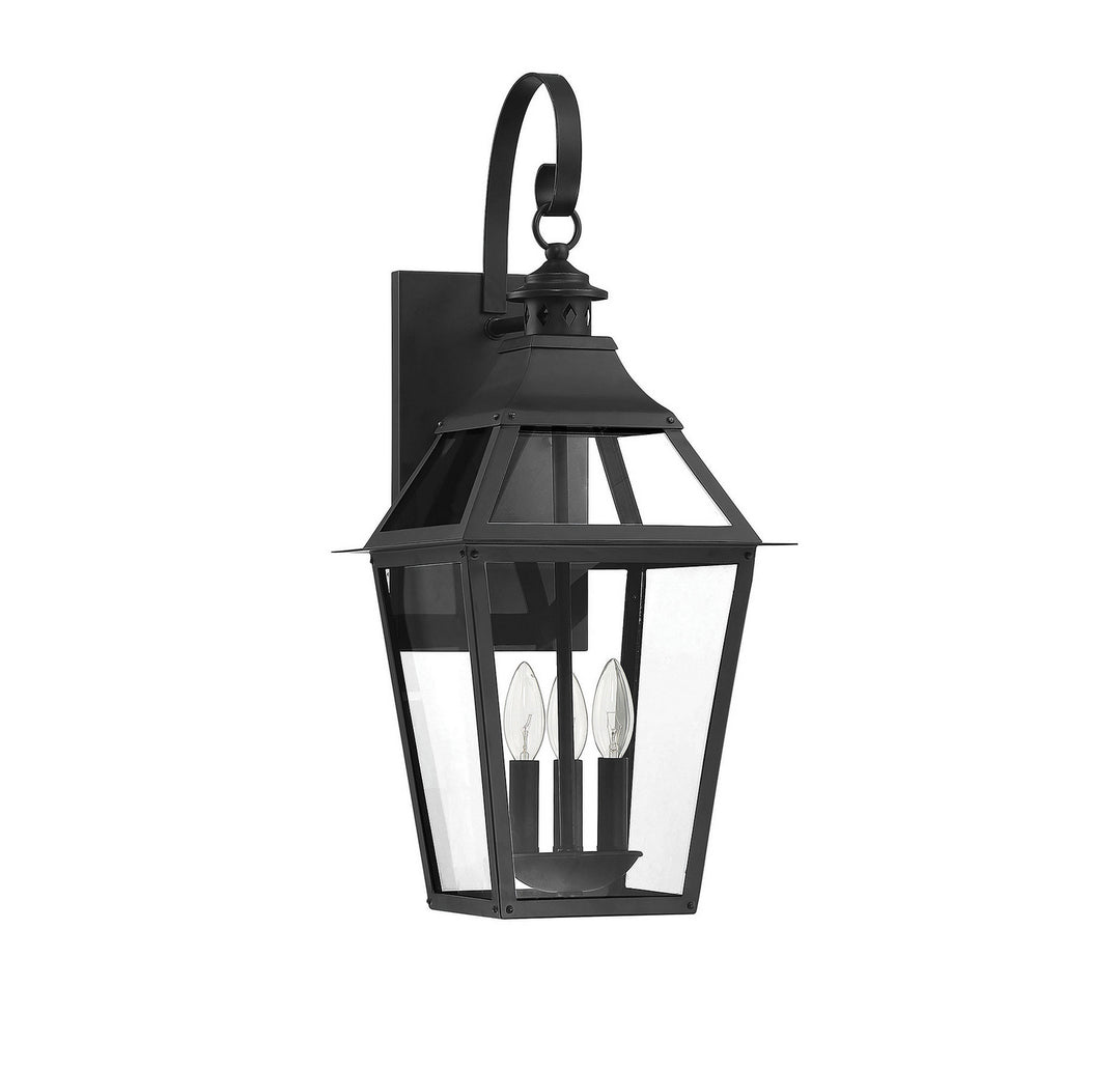 Savoy House Lighting 5-722-153  Jackson Outdoor Black With Gold Highlights