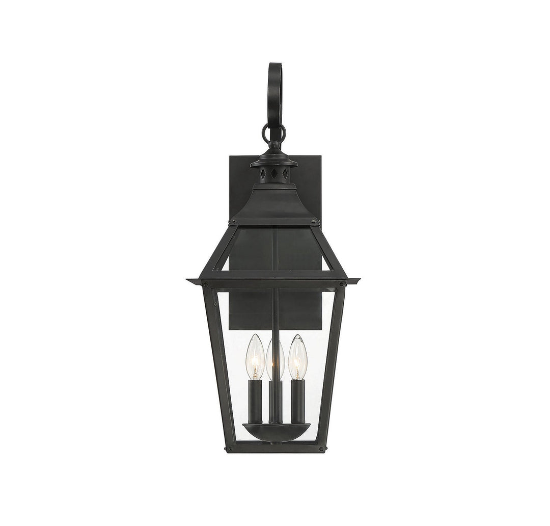 Savoy House Lighting 5-722-153  Jackson Outdoor Black With Gold Highlights