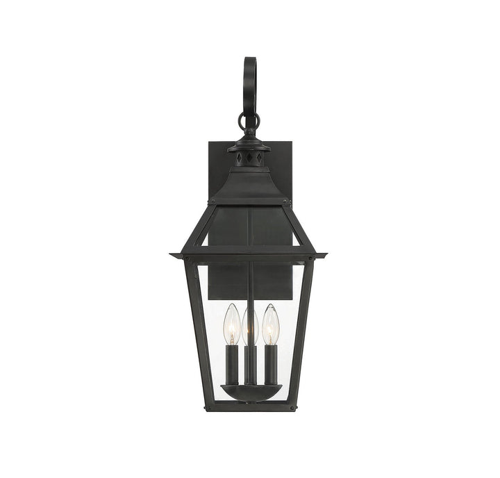 Savoy House Lighting 5-722-153  Jackson Outdoor Black With Gold Highlights