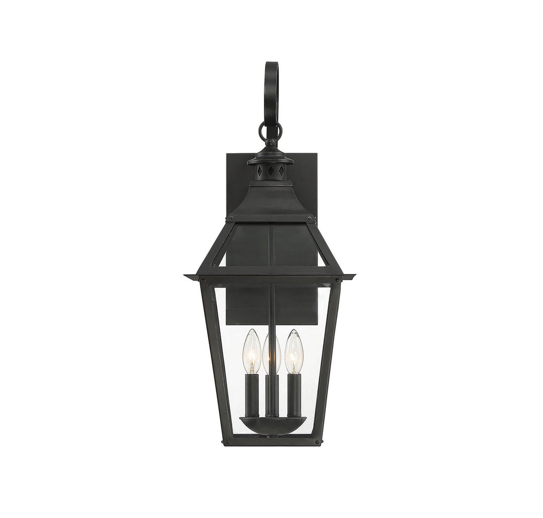 Savoy House Lighting 5-722-153  Jackson Outdoor Black With Gold Highlights