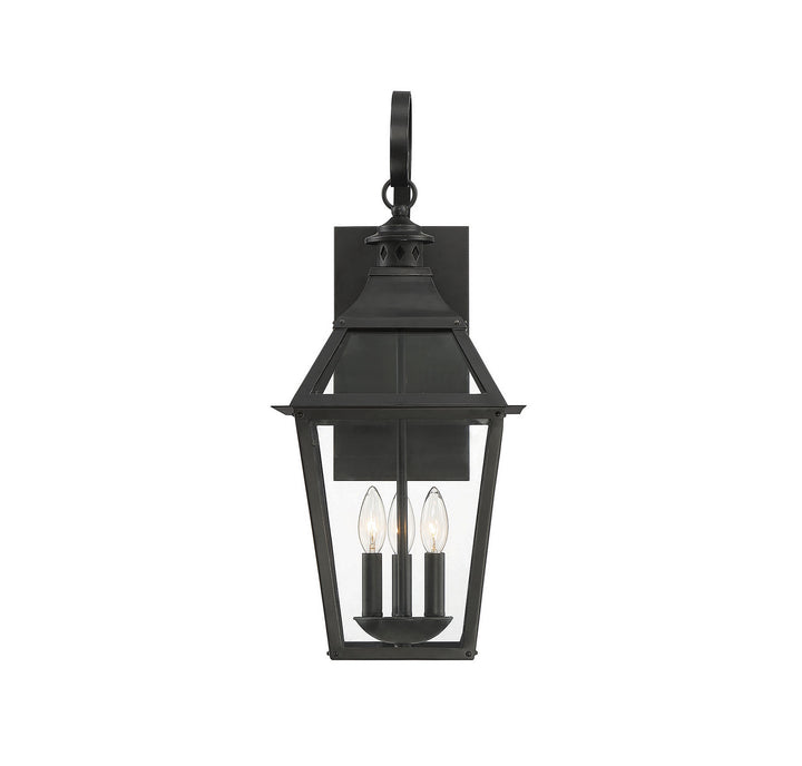 Savoy House Lighting 5-722-153  Jackson Outdoor Black With Gold Highlights