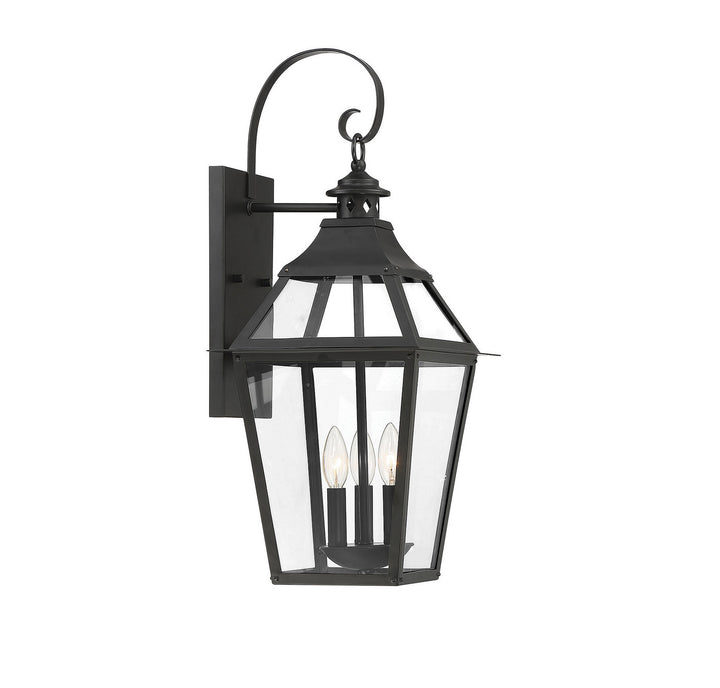 Savoy House Lighting 5-722-153  Jackson Outdoor Black With Gold Highlights