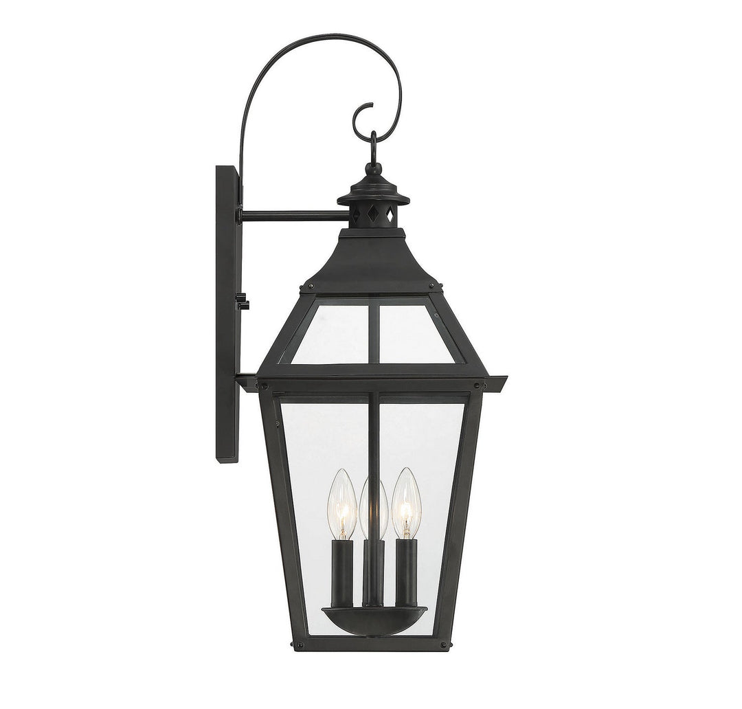 Savoy House Lighting 5-722-153  Jackson Outdoor Black With Gold Highlights