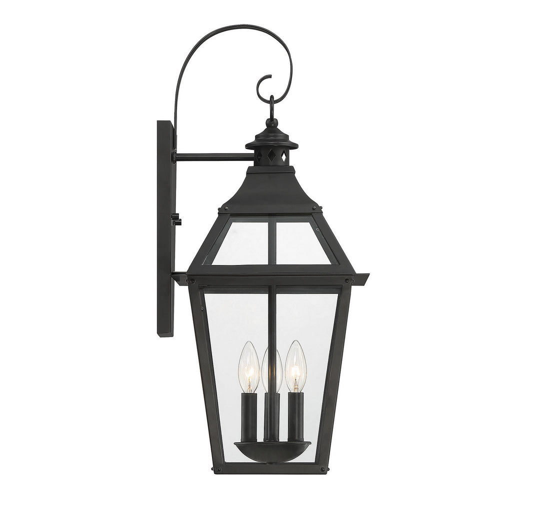 Savoy House Lighting 5-722-153  Jackson Outdoor Black With Gold Highlights