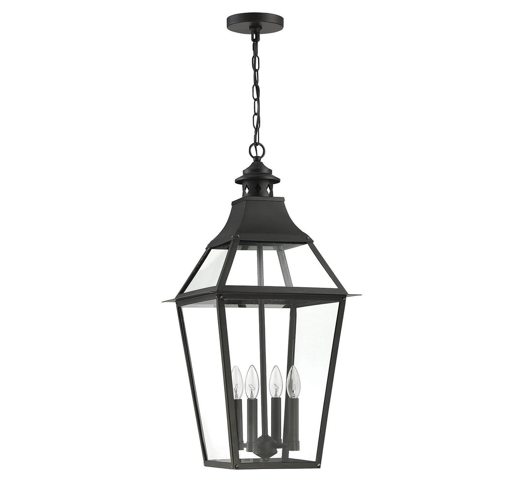 Savoy House Lighting 5-723-153  Jackson Outdoor Black With Gold Highlights