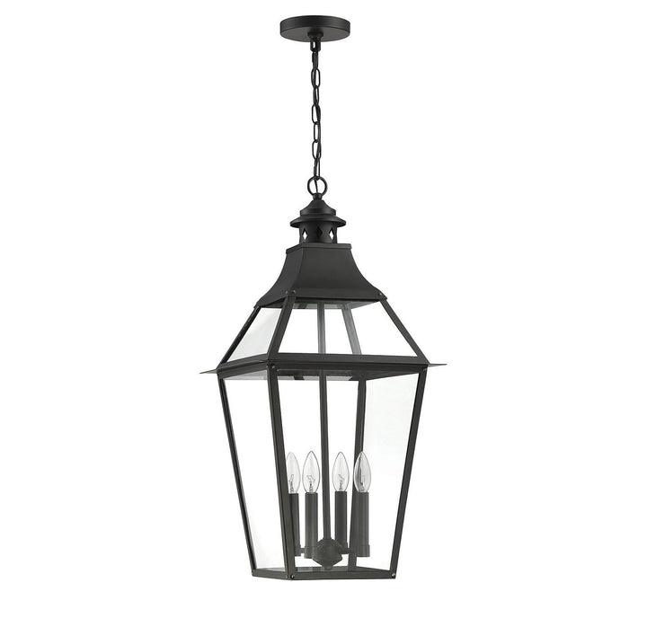 Savoy House Lighting 5-723-153  Jackson Outdoor Black With Gold Highlights