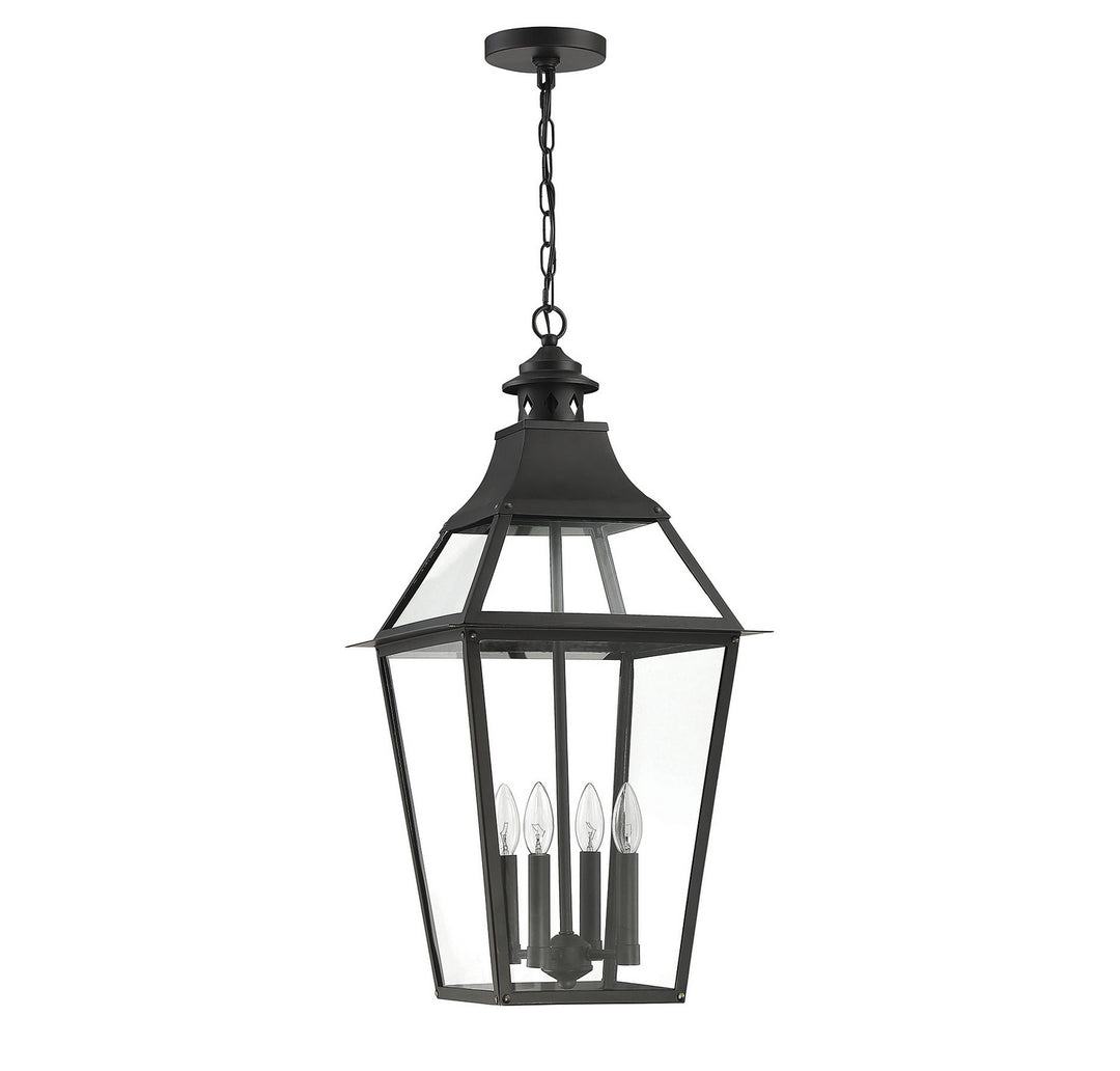 Savoy House Lighting 5-723-153  Jackson Outdoor Black With Gold Highlights