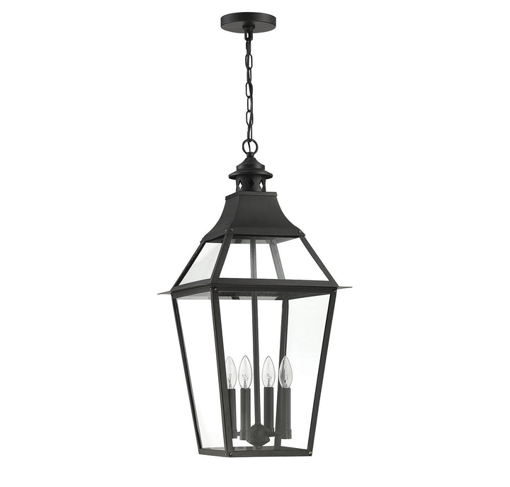 Savoy House Lighting 5-723-153  Jackson Outdoor Black With Gold Highlights