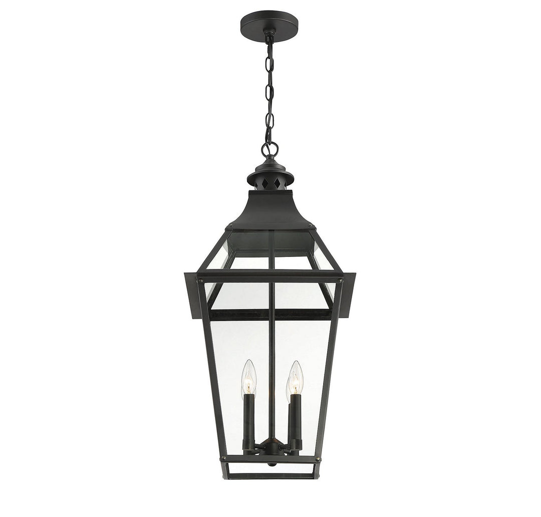 Savoy House Lighting 5-723-153  Jackson Outdoor Black With Gold Highlights
