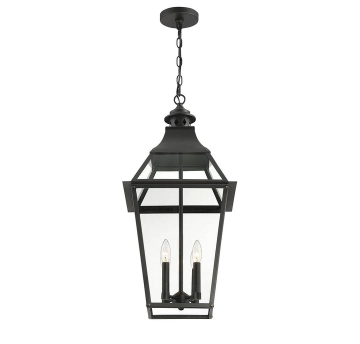 Savoy House Lighting 5-723-153  Jackson Outdoor Black With Gold Highlights