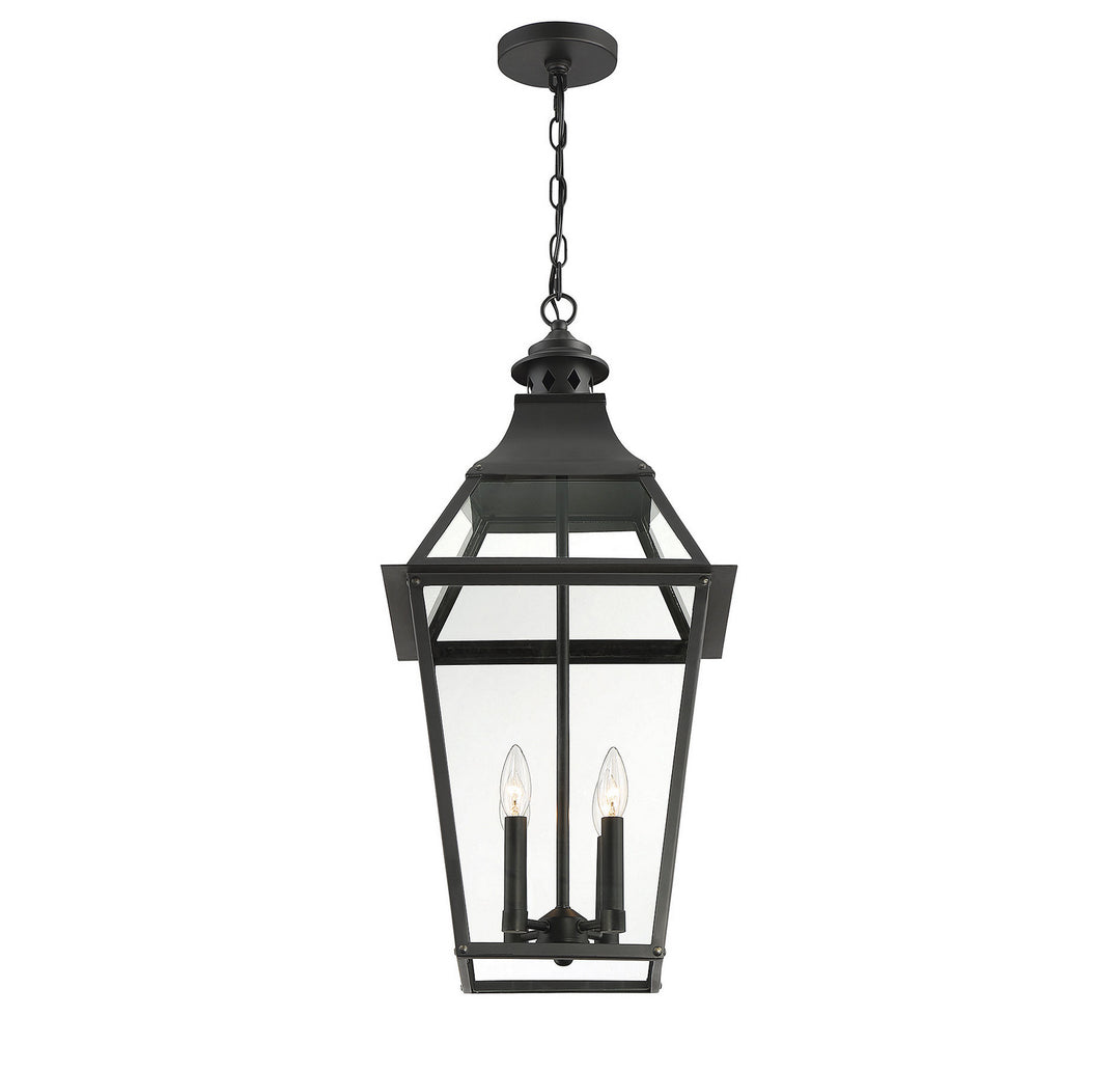 Savoy House Lighting 5-723-153  Jackson Outdoor Black With Gold Highlights