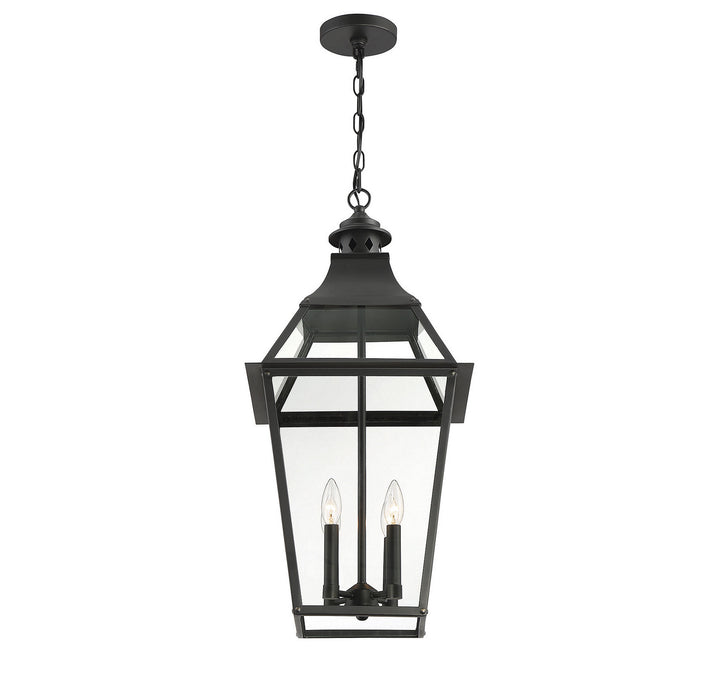 Savoy House Lighting 5-723-153  Jackson Outdoor Black With Gold Highlights