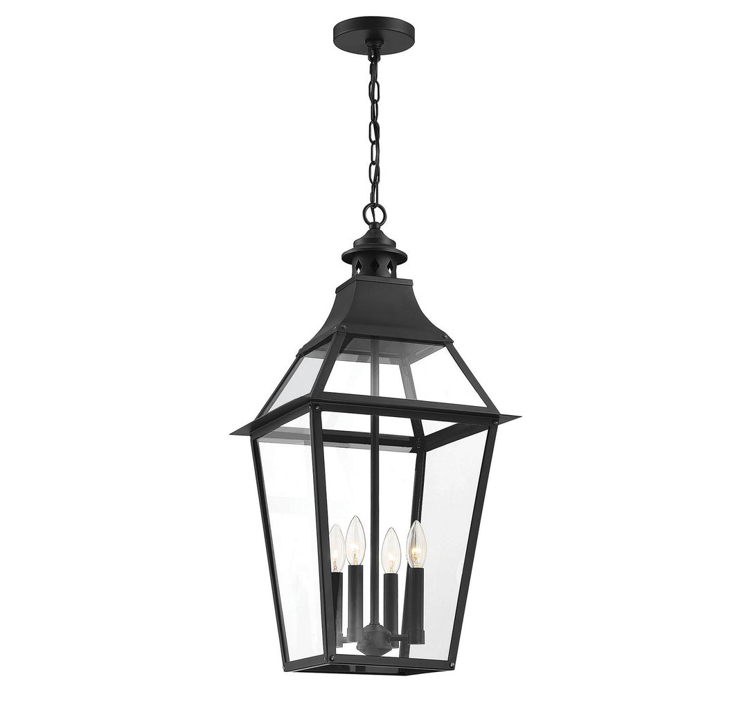 Savoy House Lighting 5-723-153  Jackson Outdoor Black With Gold Highlights