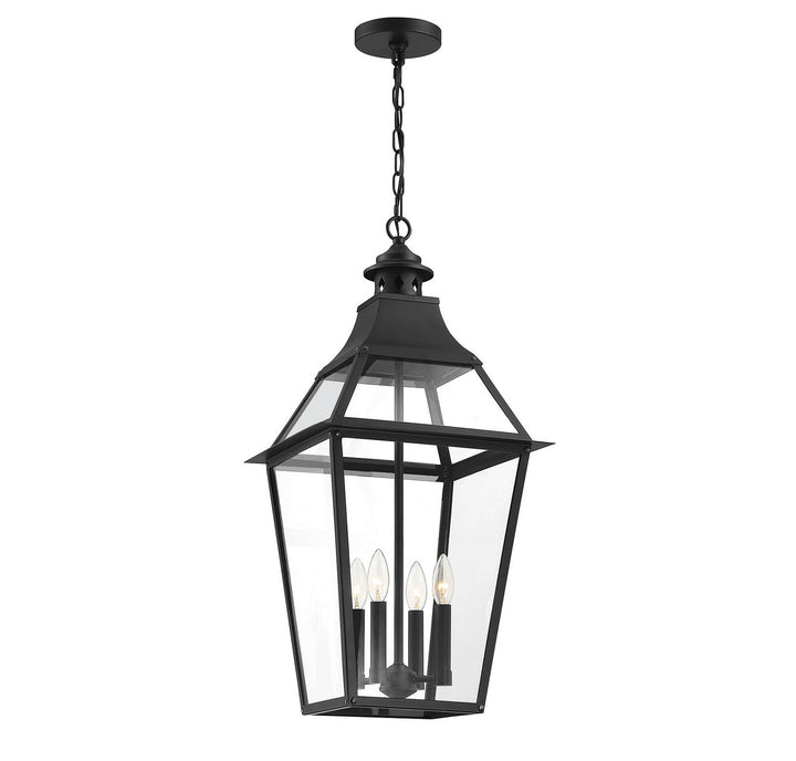 Savoy House Lighting 5-723-153  Jackson Outdoor Black With Gold Highlights