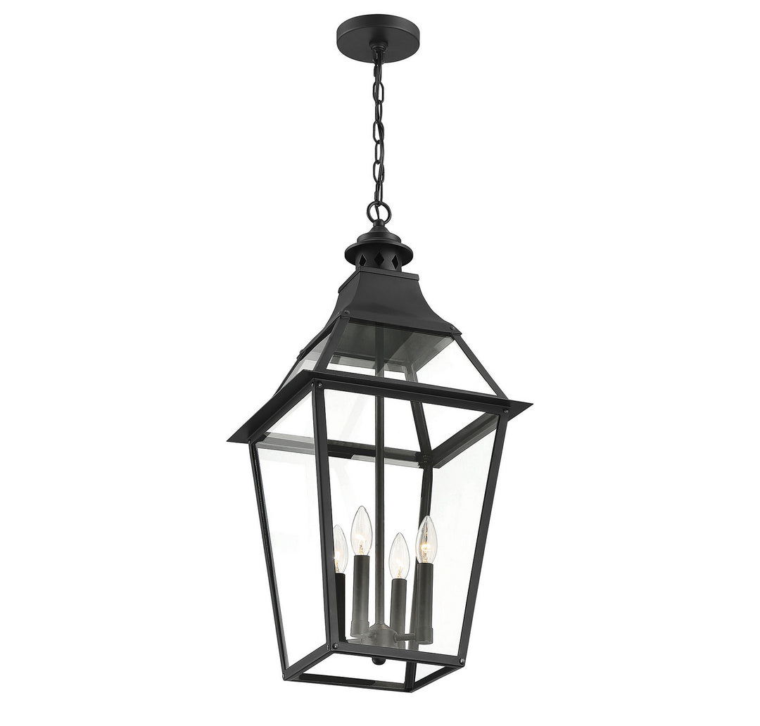 Savoy House Lighting 5-723-153  Jackson Outdoor Black With Gold Highlights