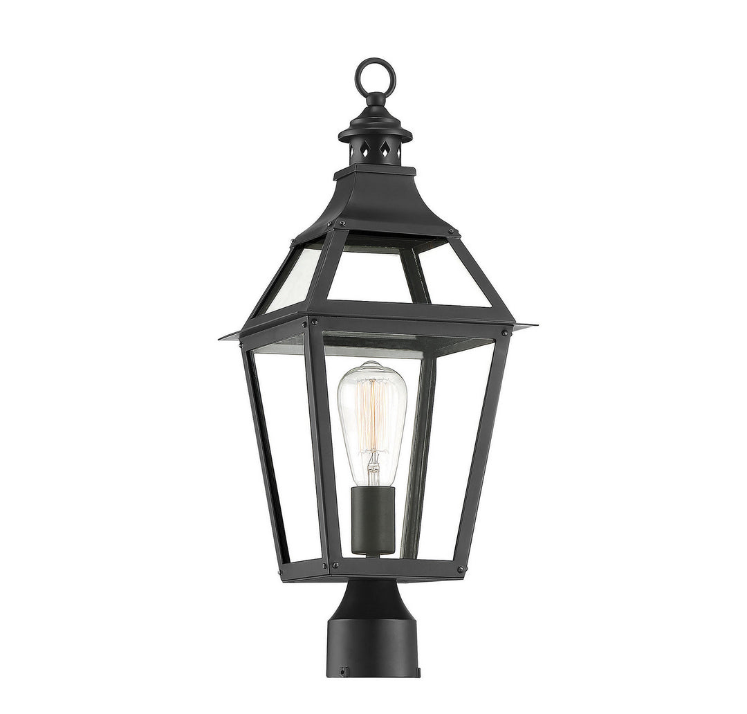 Savoy House Lighting 5-724-153  Jackson Outdoor Black With Gold Highlights