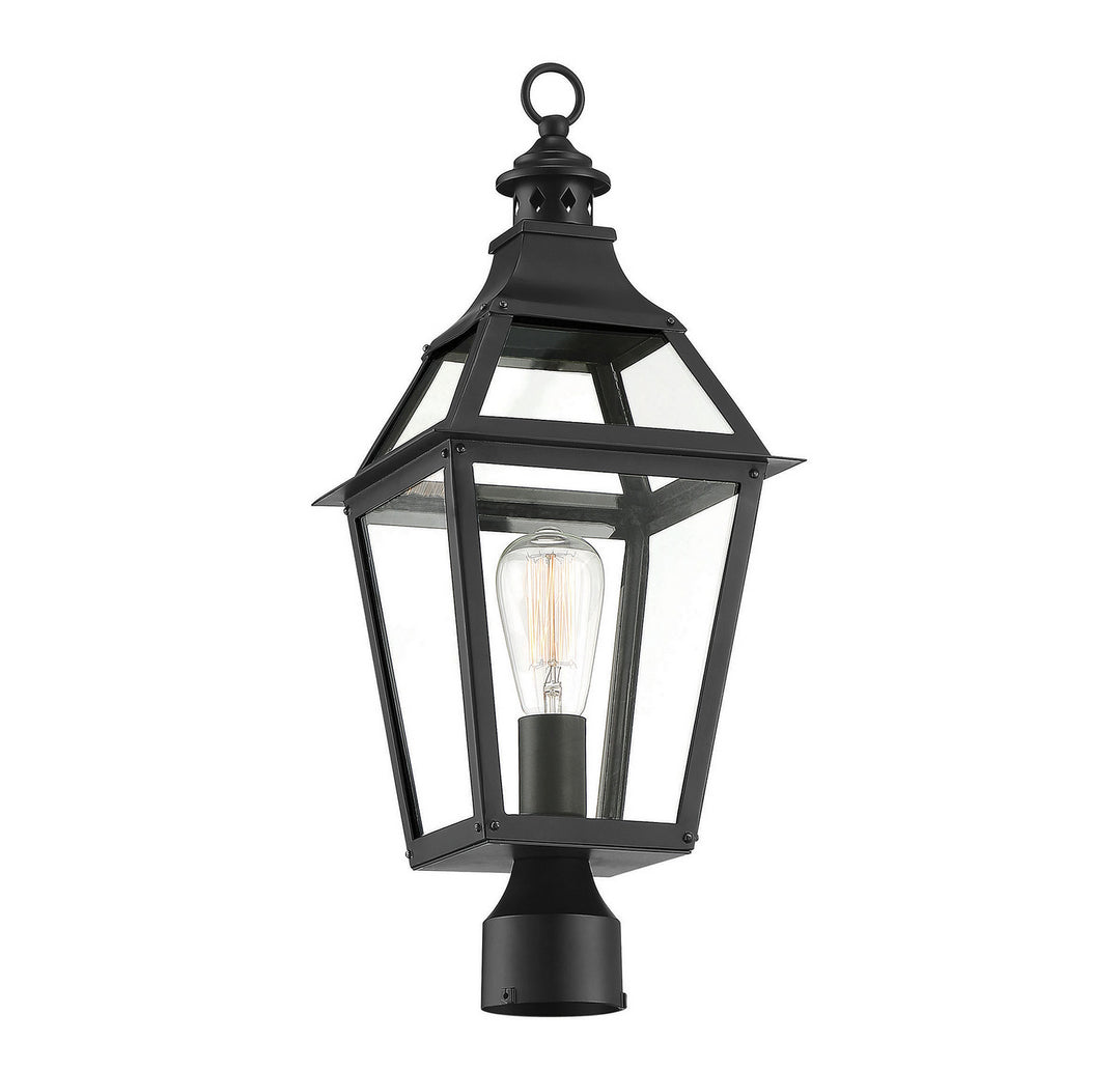 Savoy House Lighting 5-724-153  Jackson Outdoor Black With Gold Highlights