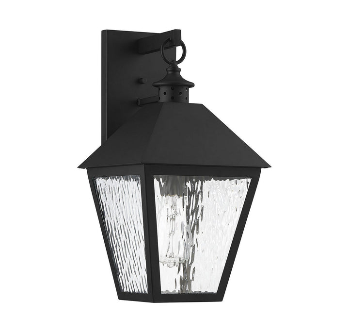 Savoy House Lighting 5-791-BK Harrison One Light Wall Sconce Outdoor Black