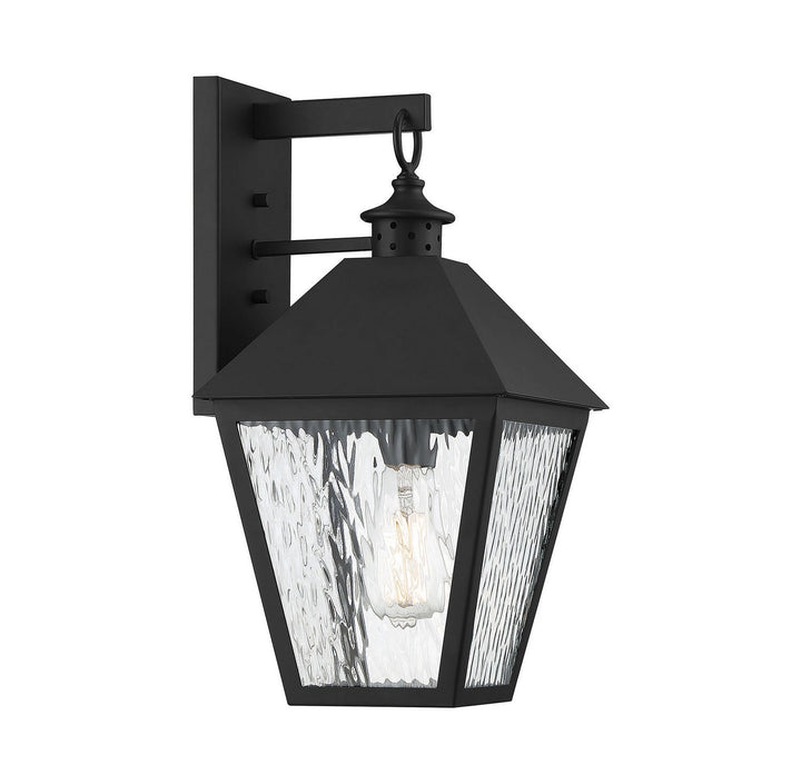 Savoy House Lighting 5-791-BK Harrison One Light Wall Sconce Outdoor Black