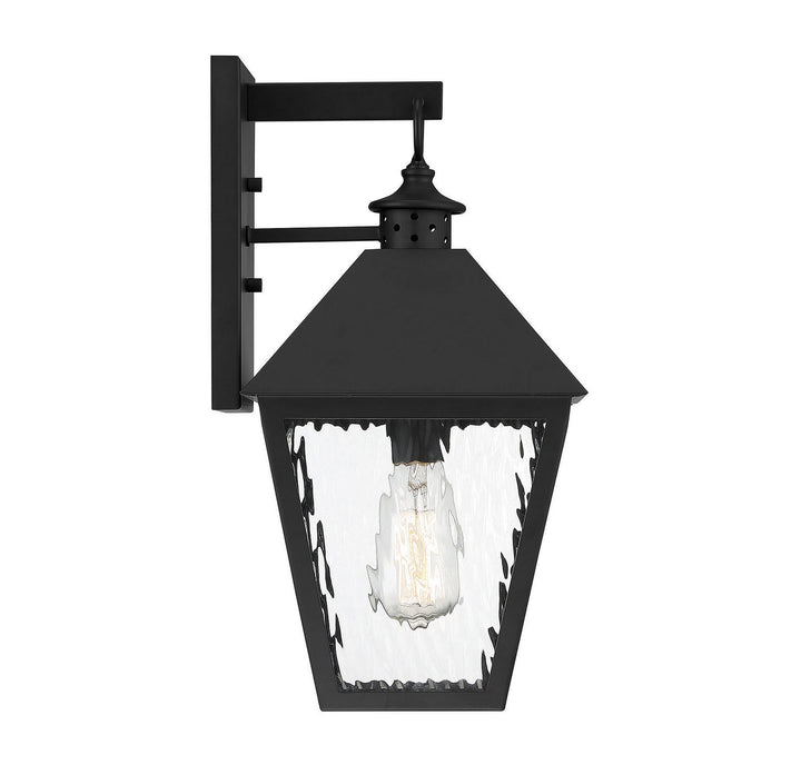 Savoy House Lighting 5-791-BK Harrison One Light Wall Sconce Outdoor Black