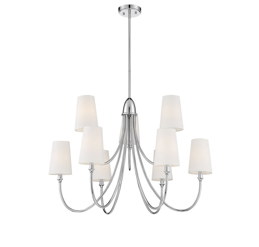 Savoy House Cameron 1-2541-9-109 Chandelier Light - Polished Nickel