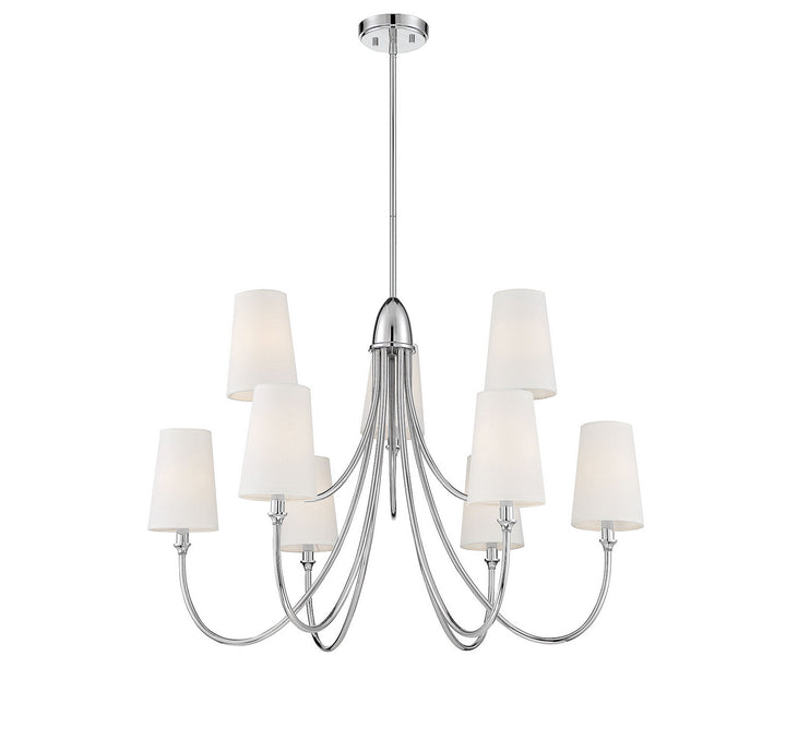 Savoy House Cameron 1-2541-9-109 Chandelier Light - Polished Nickel